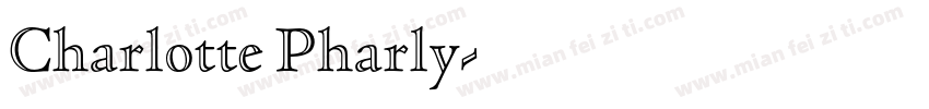 Charlotte Pharly字体转换